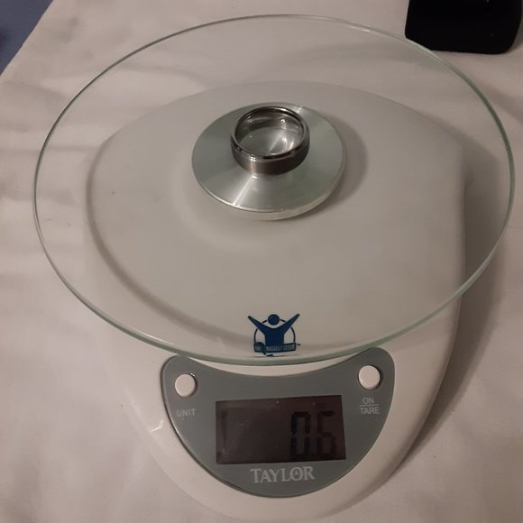 Two Tone Tungsten Carbide Men's Wedding Band, Size; 10.5, Engraved; I Love You - Picture 14 of 15